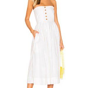 Free People Lilah Pleated Tube Dress